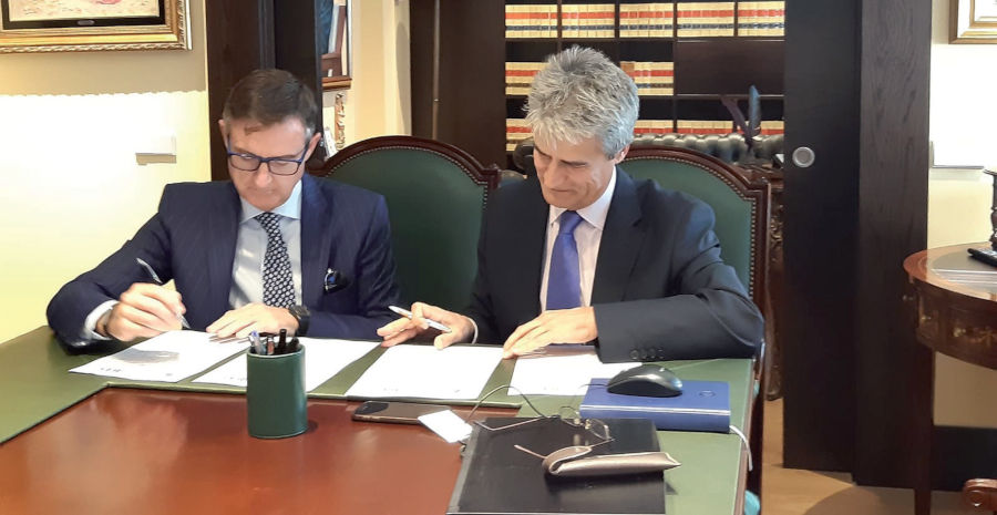 Luis Mena Presidente de AFEC y Jesús Méntrida, Presidente de FEDAOC