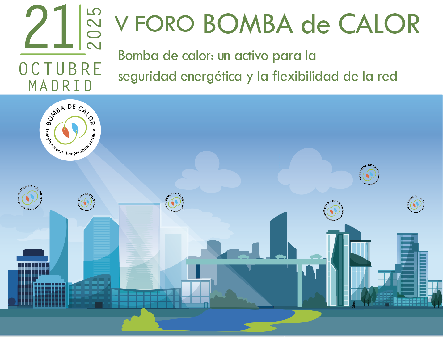 Avance de programa del V Foro de la Bomba de Calor “Bomba de calor: un activo para la seguridad energética y la flexibilidad de la red”